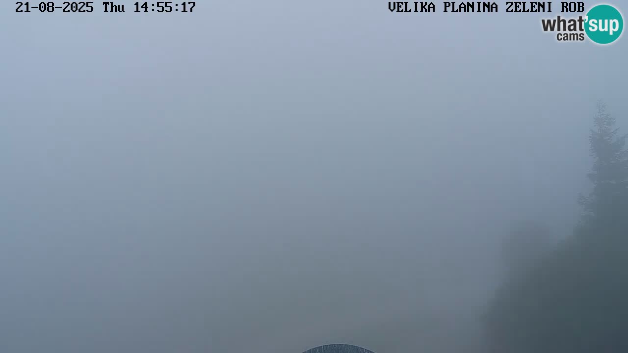 Zeleni Rob – Webcam live | Velika Planina