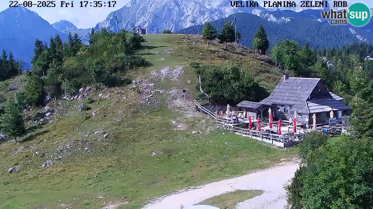 Zeleni Rob | Webcam live Velika Planina