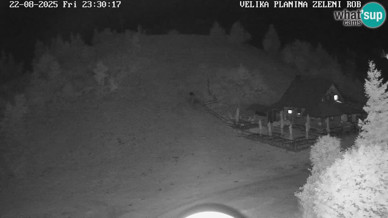 Zeleni Rob | Webcam en vivo Velika Planina