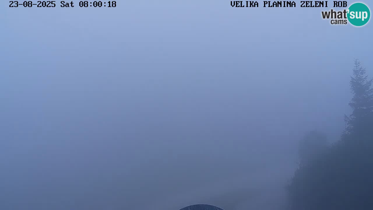 Zeleni Rob | Webcam en vivo Velika Planina