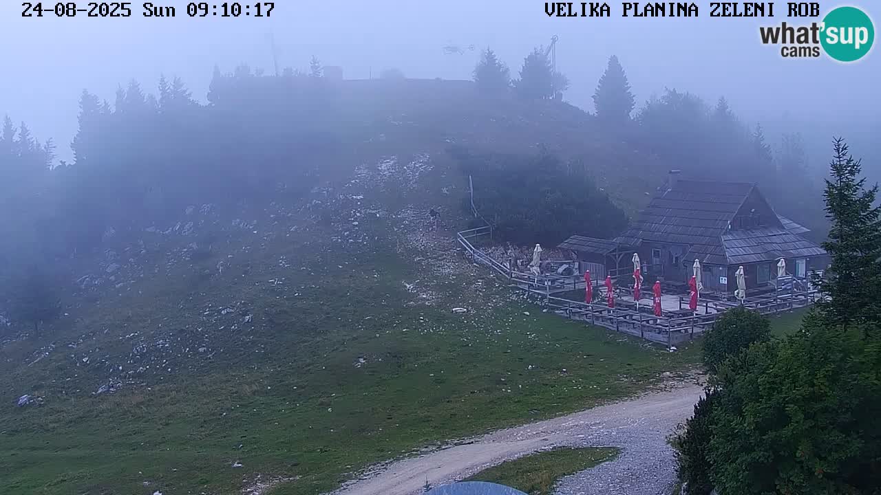 Zeleni Rob – Webcam live | Velika Planina
