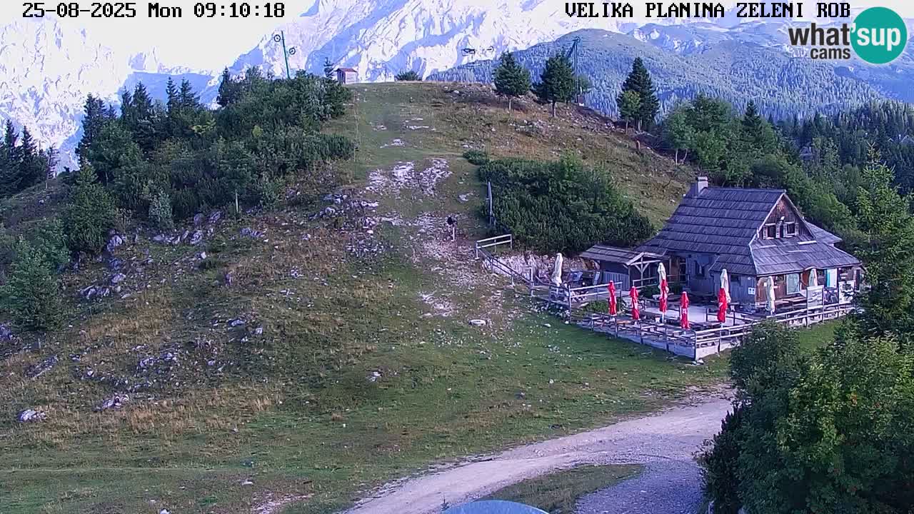 Zeleni Rob – Webcam live | Velika Planina