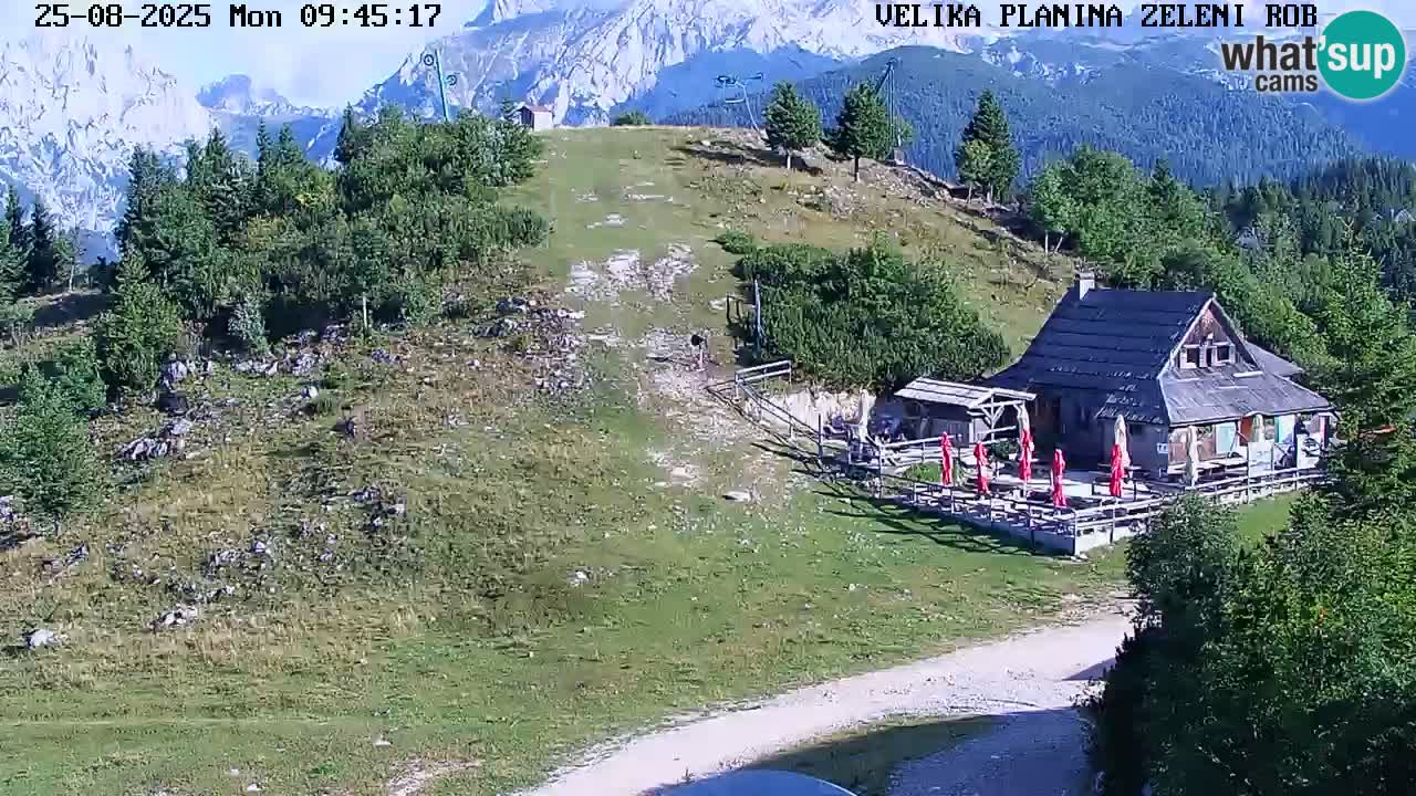 Zeleni Rob – Webcam live | Velika Planina