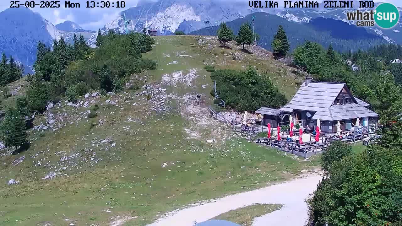 Zeleni Rob – Webcam live | Velika Planina