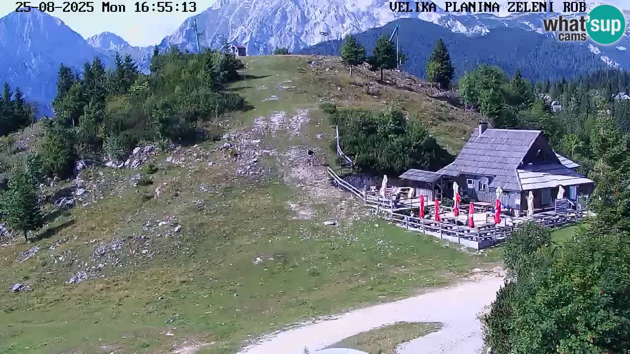 Zeleni Rob – Webcam live | Velika Planina