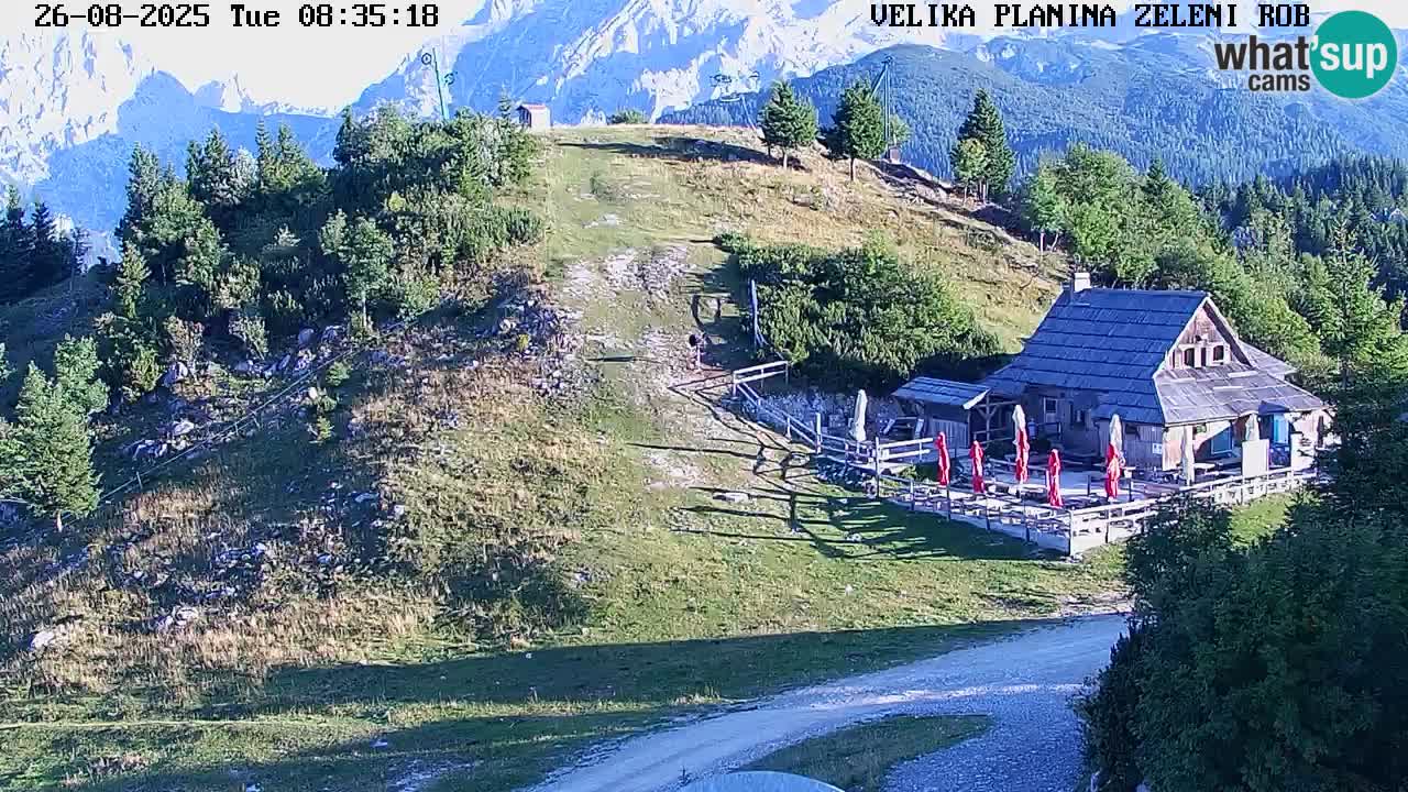 Zeleni Rob – Webcam live | Velika Planina