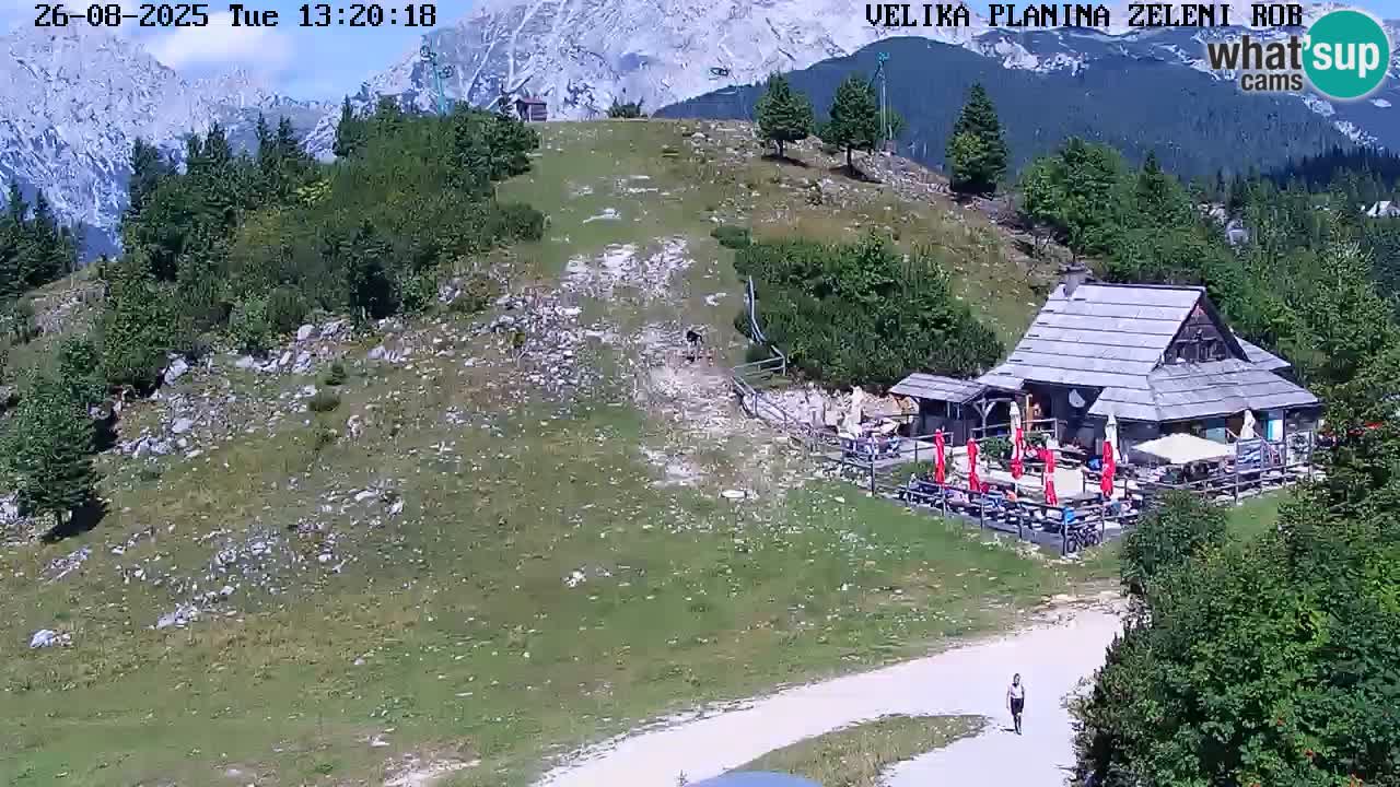 Zeleni Rob – Webcam live | Velika Planina
