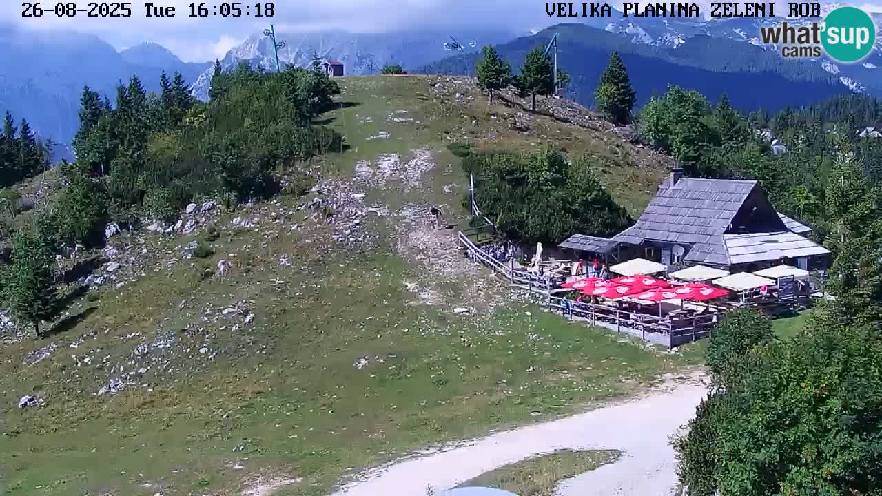 Zeleni Rob – Webcam live | Velika Planina