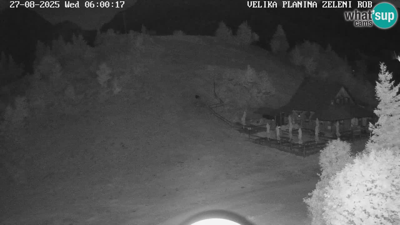 Zeleni Rob – Webcam live | Velika Planina