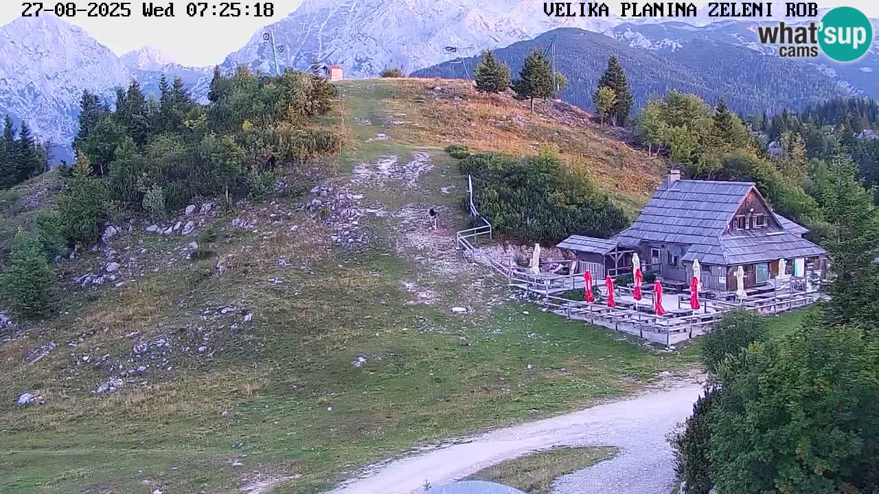 Zeleni Rob | Webcam live Velika Planina