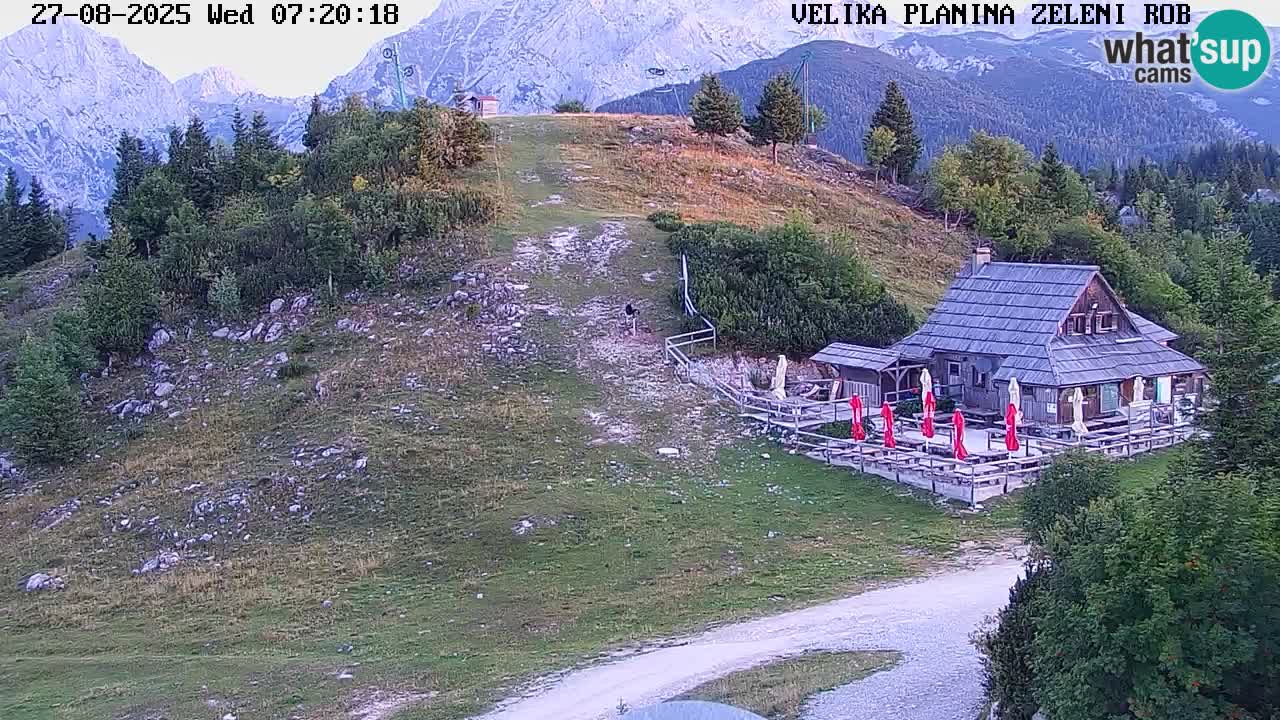 Zeleni Rob – Webcam live | Velika Planina