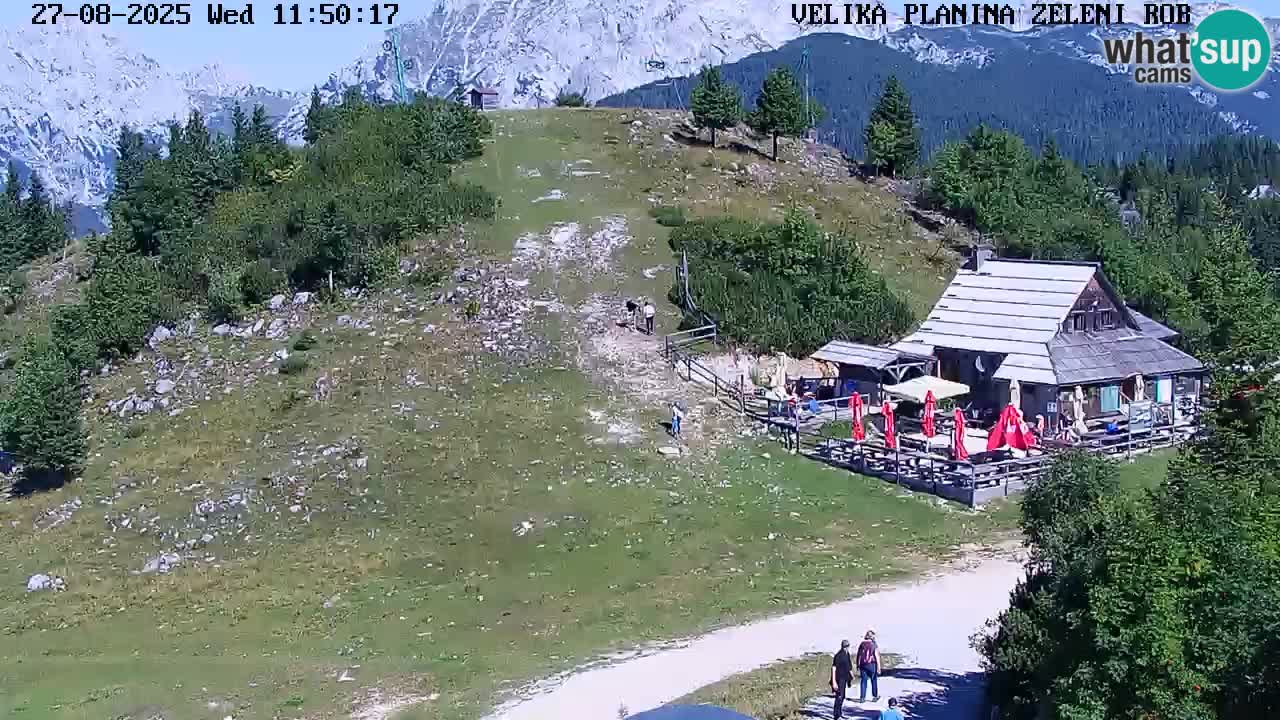Zeleni Rob | Webcam live Velika Planina