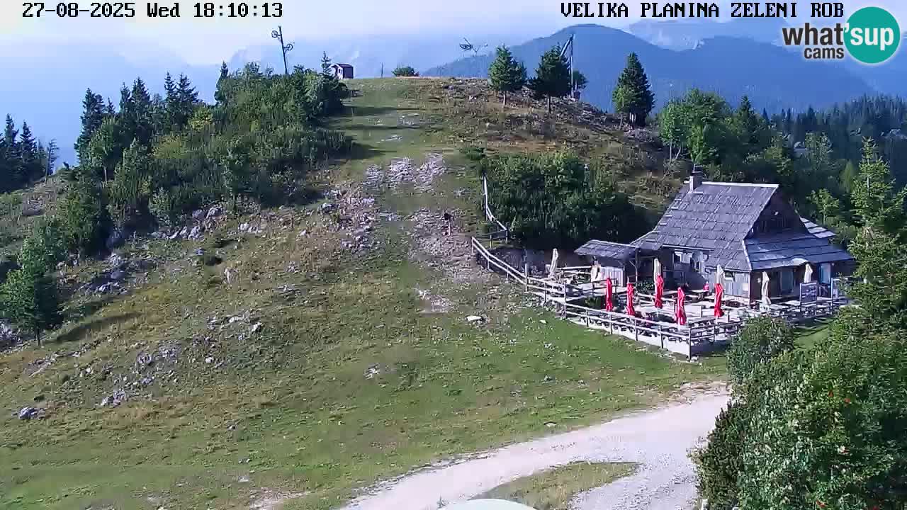 Zeleni Rob | Web kamera Velika Planina
