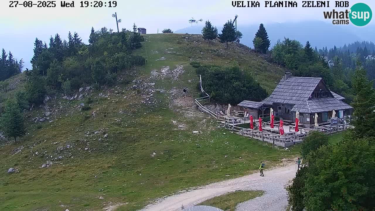 Zeleni Rob | Webcam en vivo Velika Planina