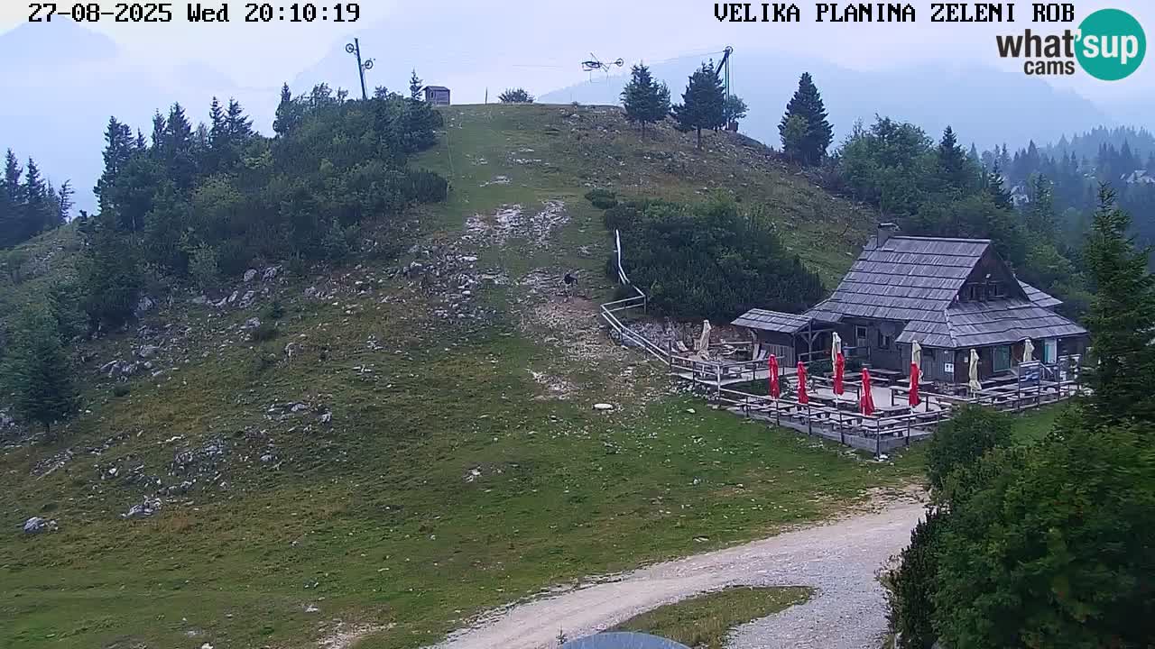 Zeleni Rob | Webcam en vivo Velika Planina