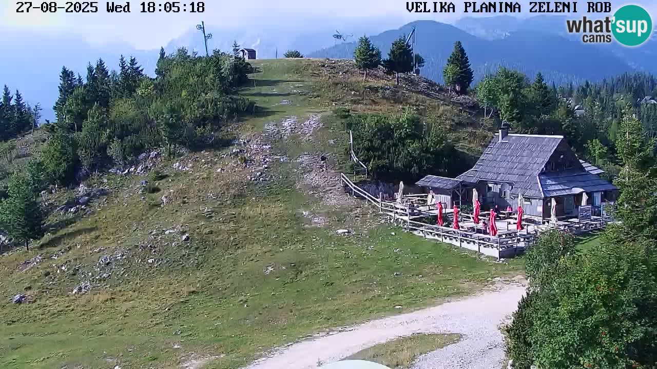 Zeleni Rob – Webcam live | Velika Planina
