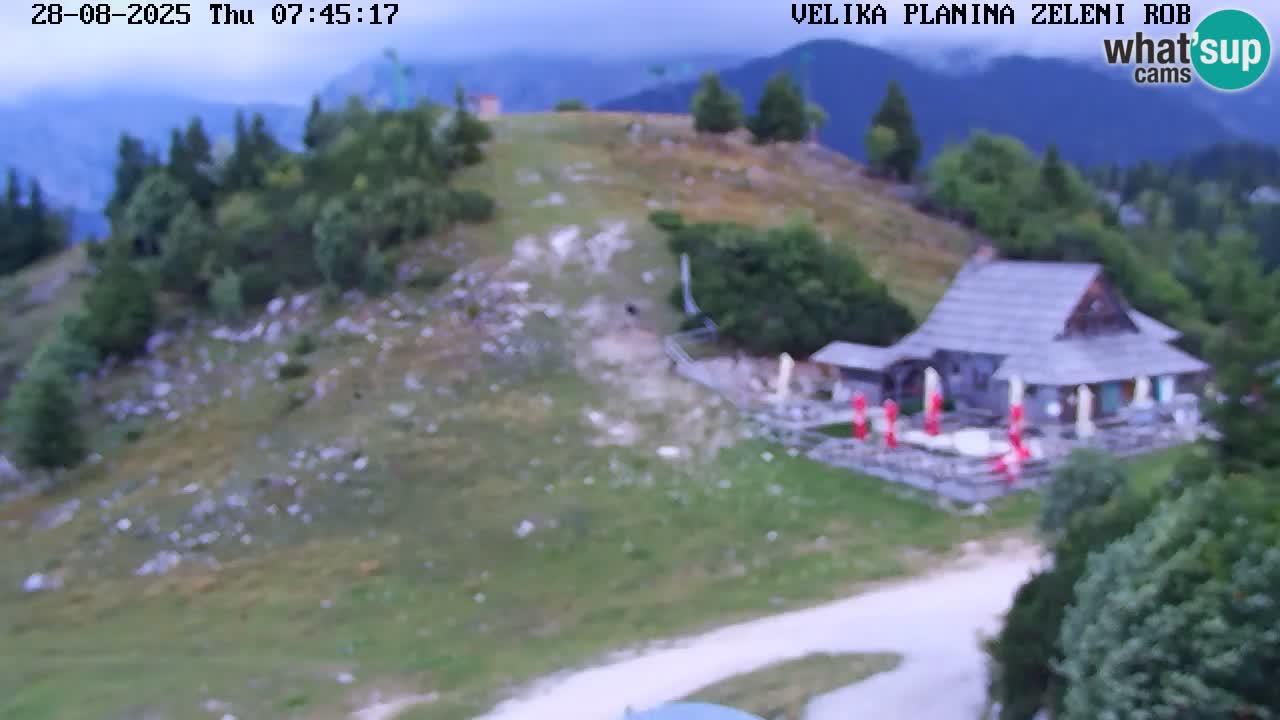 Zeleni Rob | Web kamera Velika Planina