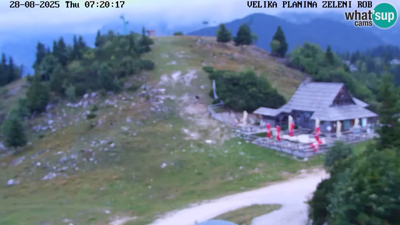 Zeleni Rob – Webcam live | Velika Planina