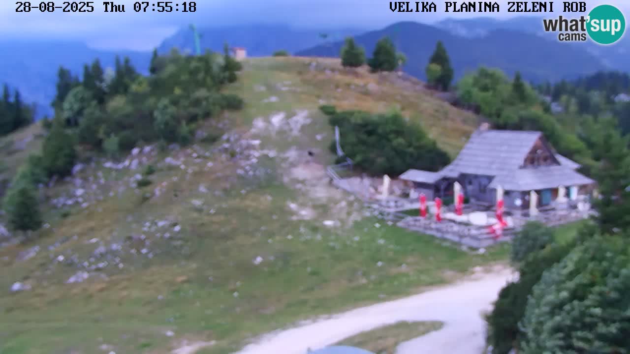 Zeleni Rob | Webcam live Velika Planina