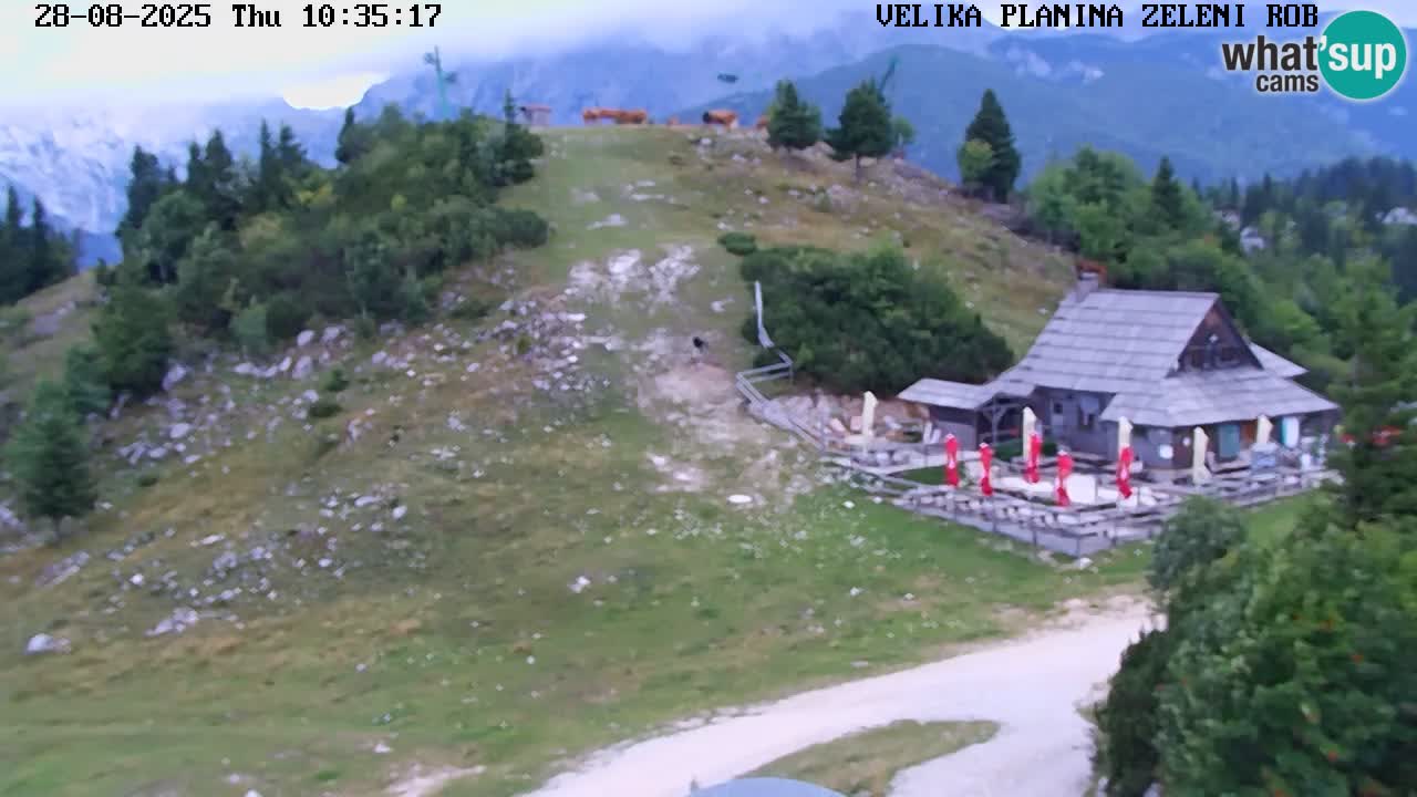 Zeleni Rob – Webcam live | Velika Planina