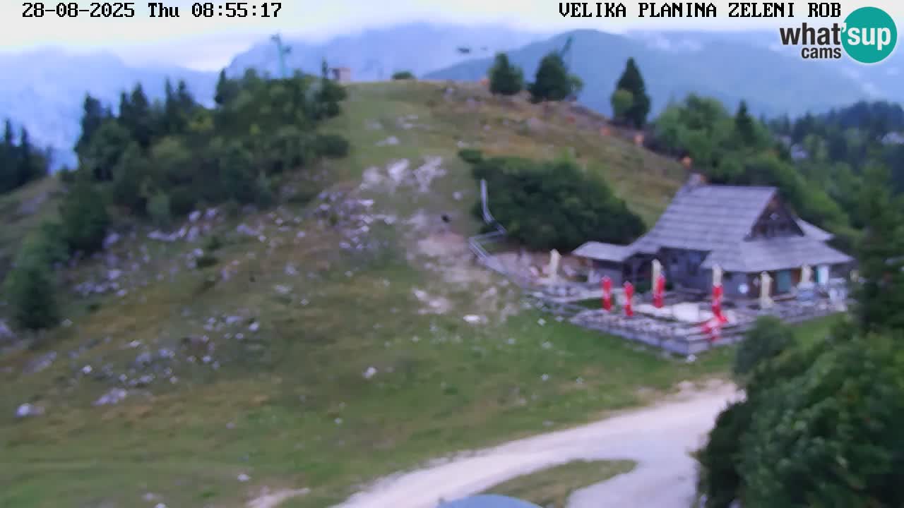 Zeleni Rob | Webcam live Velika Planina