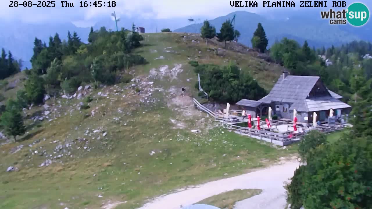 Zeleni Rob | Webcam live Velika Planina