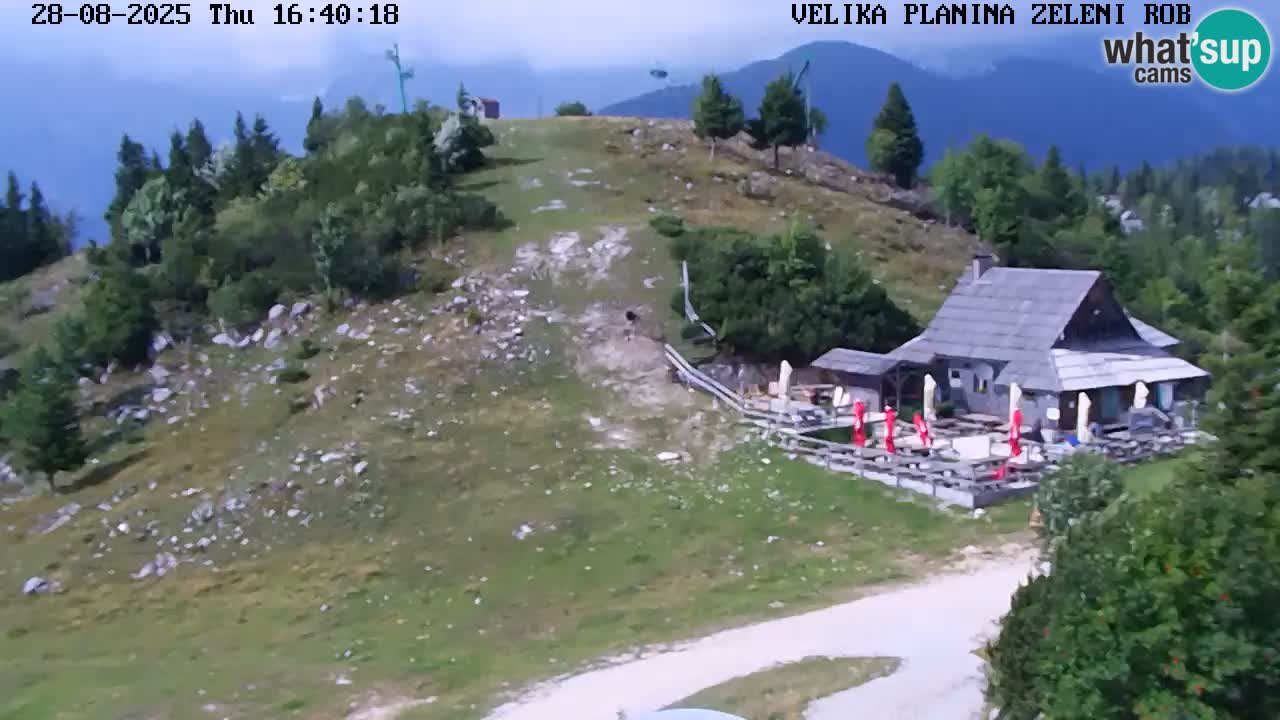 Zeleni Rob – Webcam live | Velika Planina