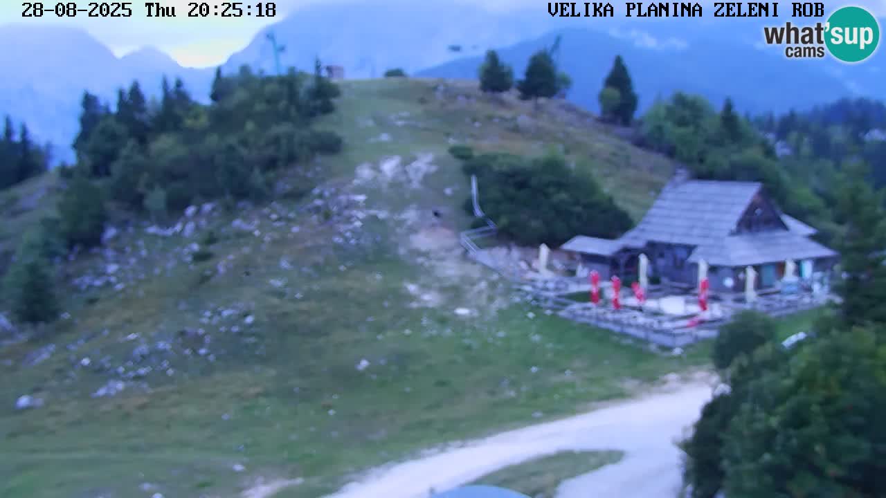 Zeleni Rob | Webcam live Velika Planina