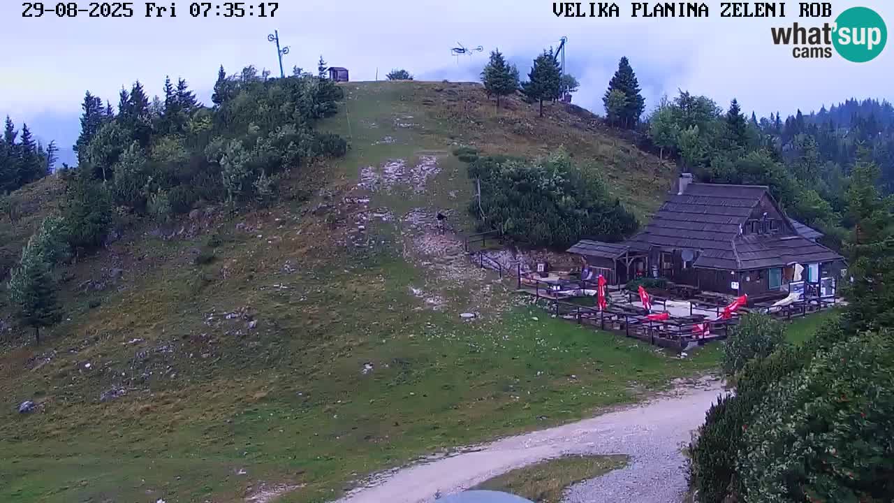 Zeleni Rob | Web kamera Velika Planina