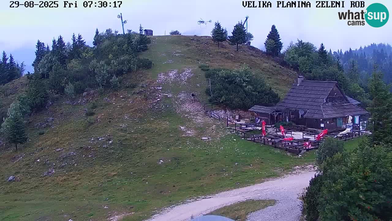 Zeleni Rob | Webcam live Velika Planina