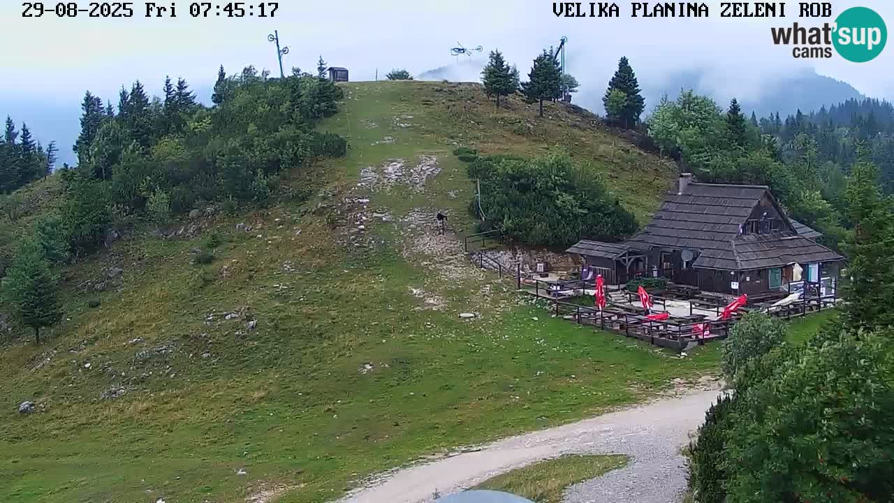 Zeleni Rob – Webcam live | Velika Planina