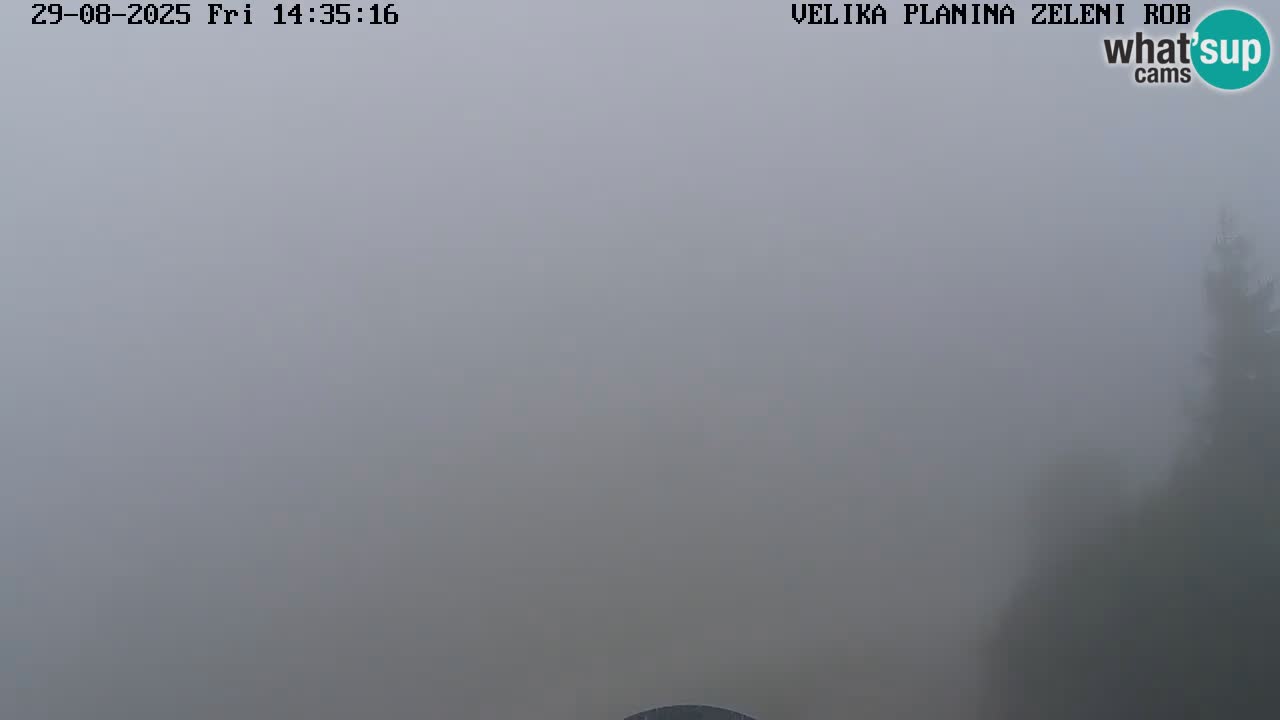 Zeleni Rob – Webcam live | Velika Planina