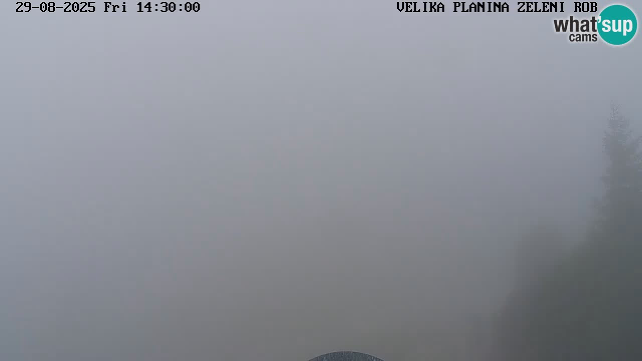 Zeleni Rob | Webcam live Velika Planina