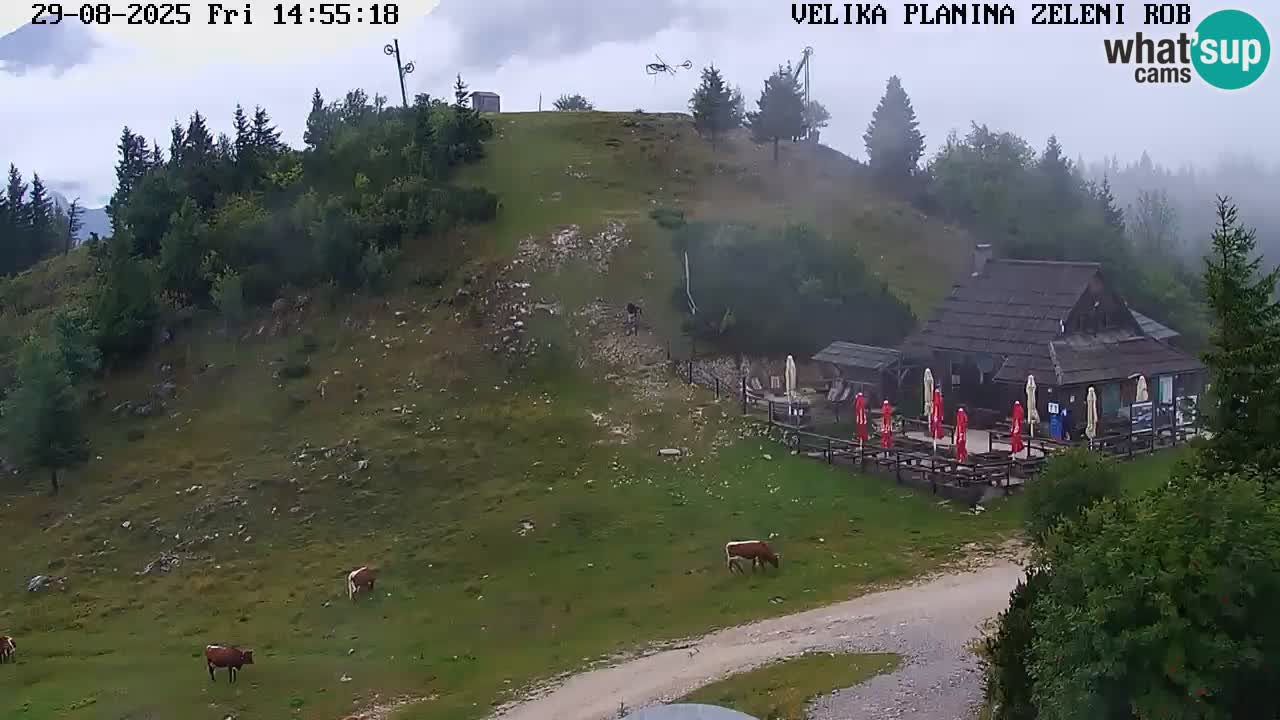 Zeleni Rob | Web kamera Velika Planina