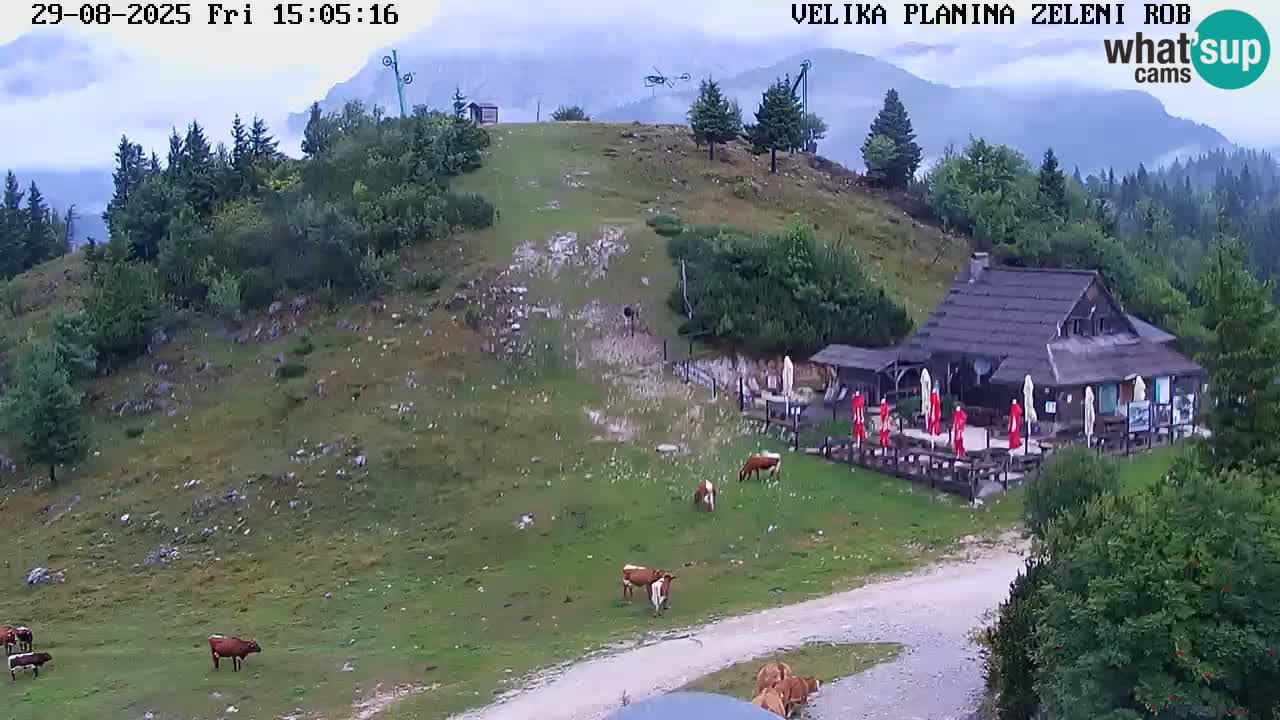 Zeleni Rob – Webcam live | Velika Planina