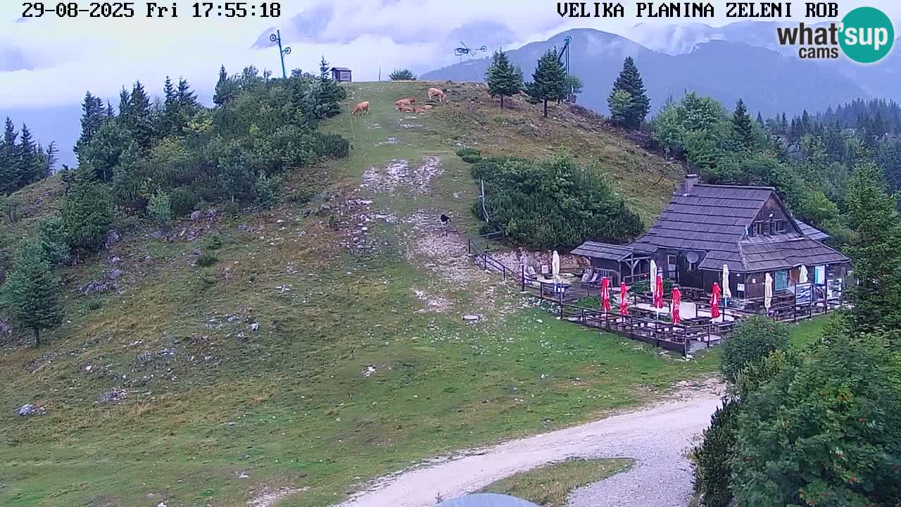 Zeleni Rob | Web kamera Velika Planina