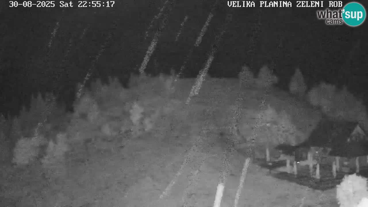 Zeleni Rob – kamera v živo | Velika Planina