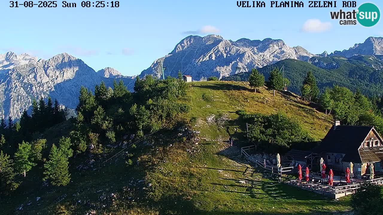 Zeleni Rob – Webcam live | Velika Planina