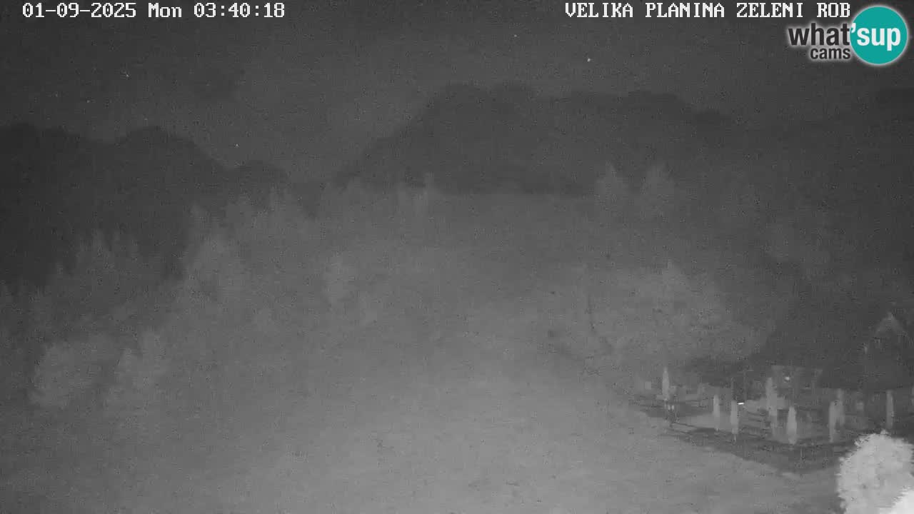 Zeleni Rob – kamera v živo | Velika Planina