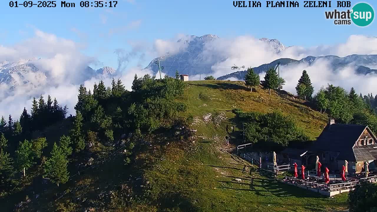 Zeleni Rob | Web kamera Velika Planina