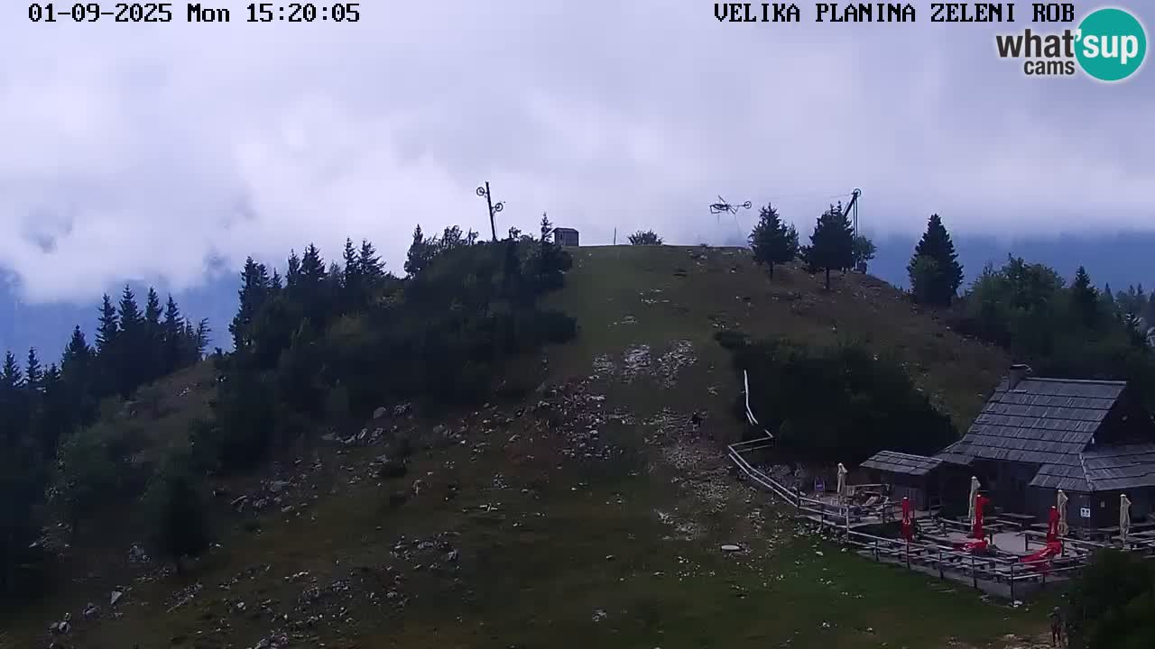 Zeleni Rob | Web kamera Velika Planina