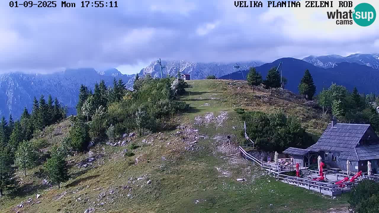Zeleni Rob | Web kamera Velika Planina