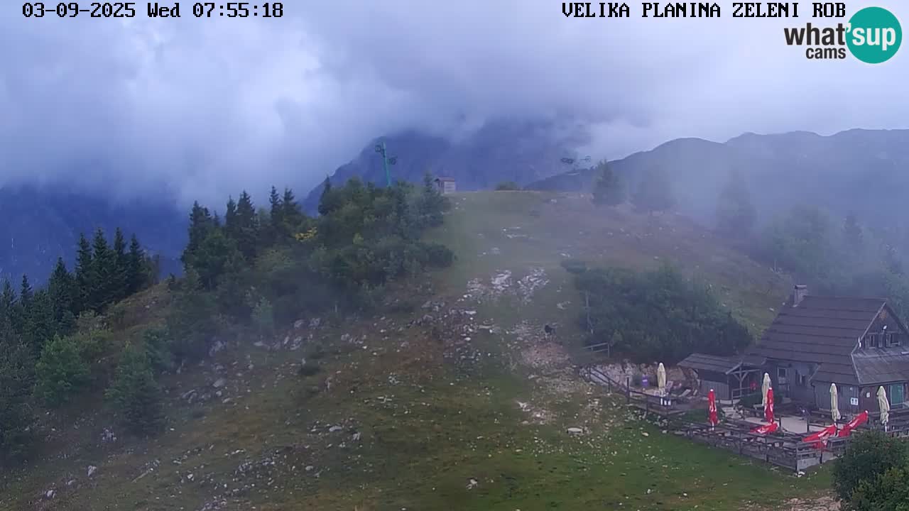 Zeleni Rob | Web kamera Velika Planina