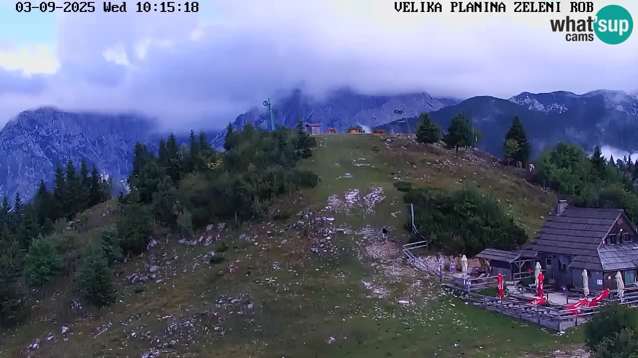 Zeleni Rob | Webcam live Velika Planina