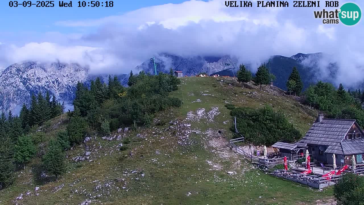 Zeleni Rob – Webcam live | Velika Planina