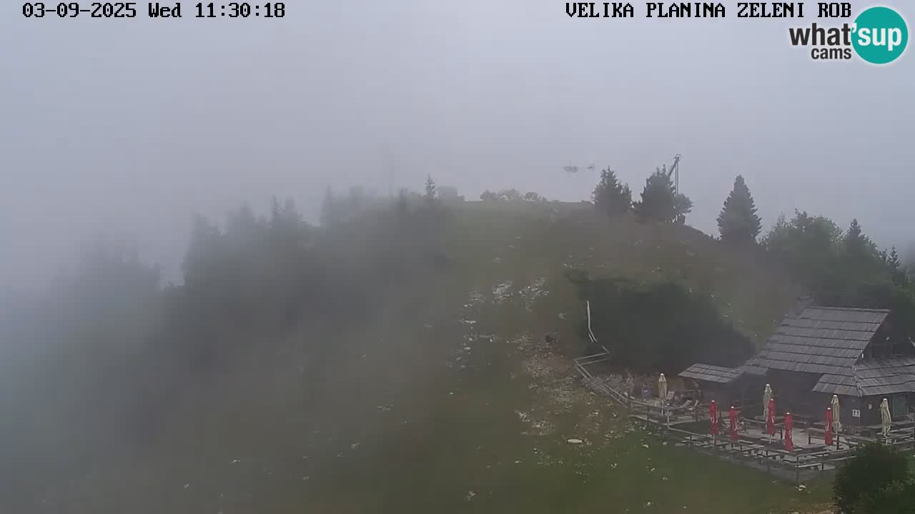 Zeleni Rob – Webcam live | Velika Planina