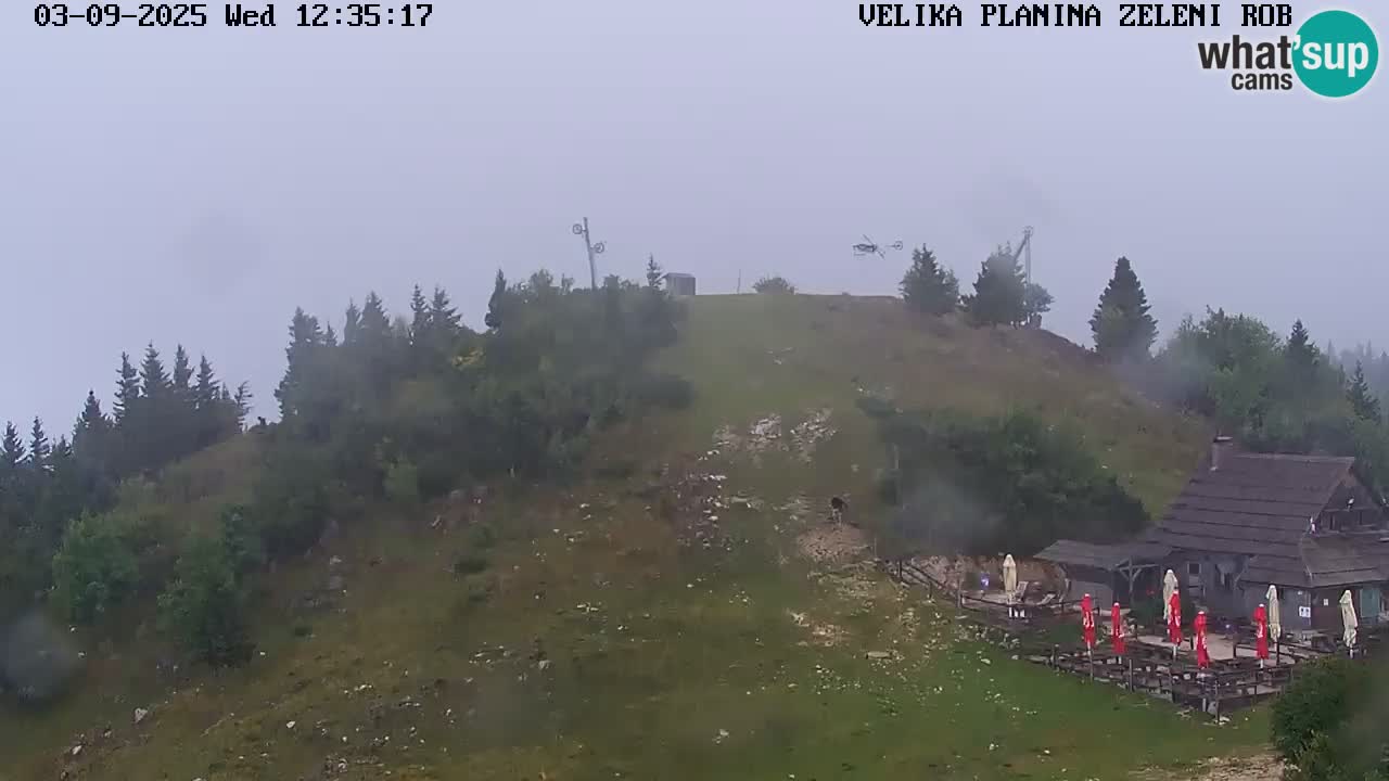 Zeleni Rob – Webcam live | Velika Planina