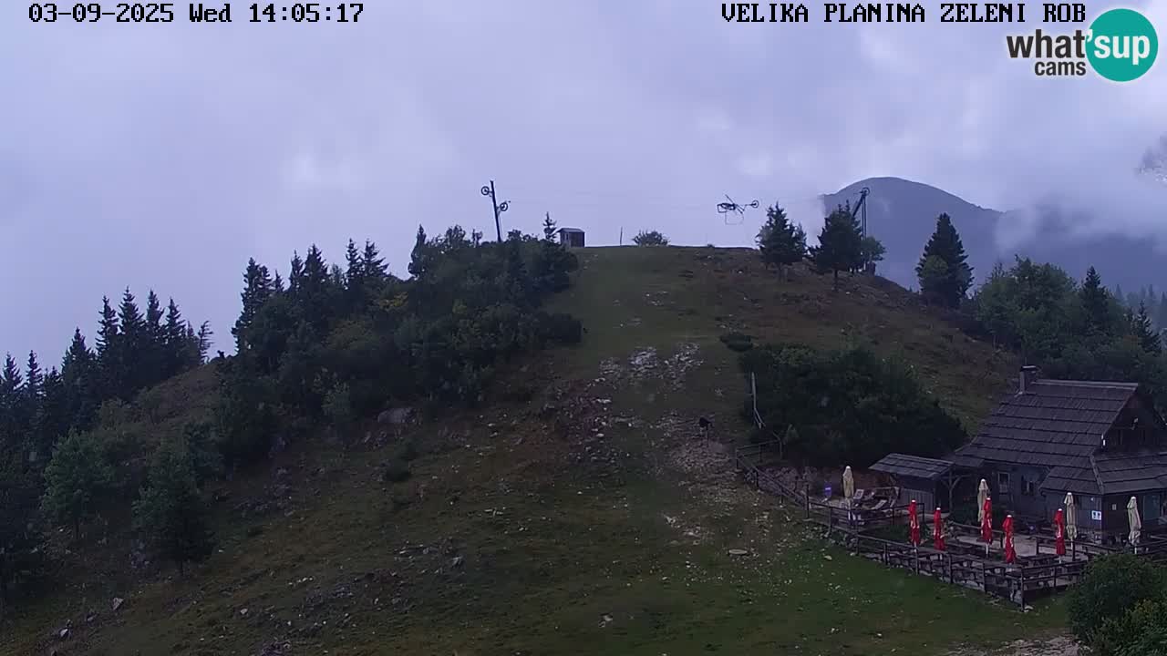 Zeleni Rob | Webcam live Velika Planina