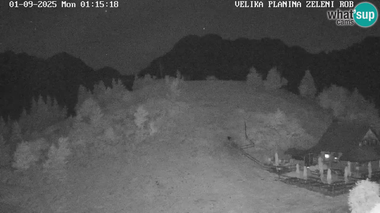 Zeleni Rob | Web kamera Velika Planina
