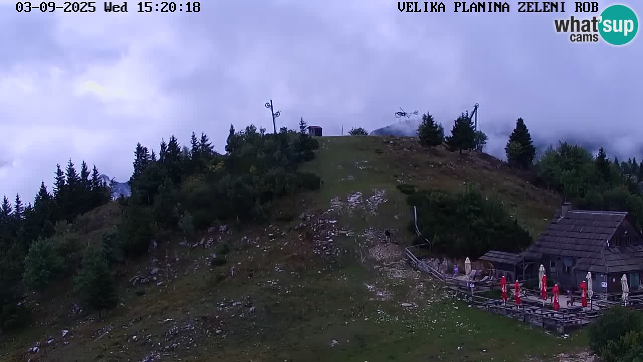 Zeleni Rob – Webcam live | Velika Planina